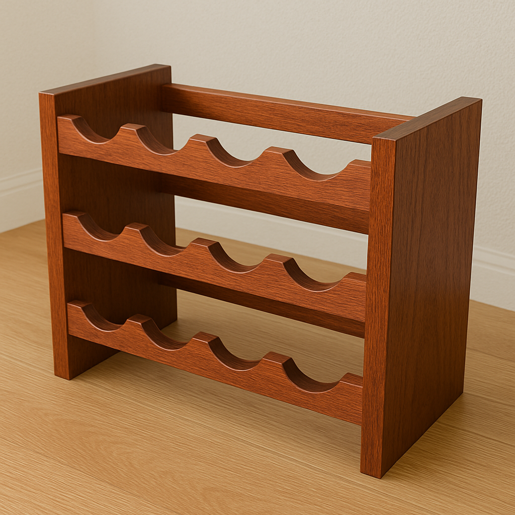 Mahogany Wine Rack