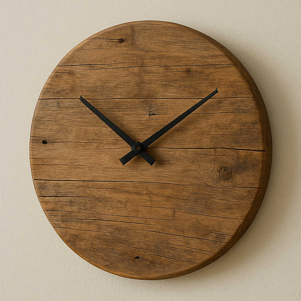 Reclaimed Wood Wall Clock