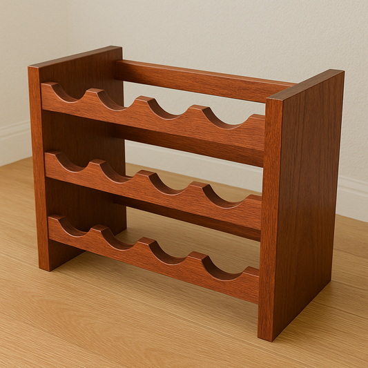 Mahogany Wine Rack